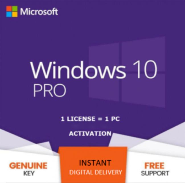Windows 10 Pro 1 مستخدم FPP 100٪ مفتاح ترخيص تنشيط رقمي