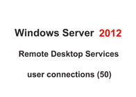 الإنجليزية Windows Server 2012 خدمة سطح المكتب البعيد RDS OPTION 50 USER CALs