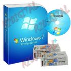 نسخة DVD كاملة مختومة مفتاح ترخيص Microsoft Windows 7