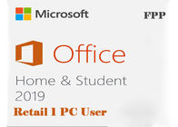 تم تنشيطه عبر الإنترنت لـ Microsoft Office 2019 Home and Student PC Retail Key License FPP