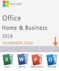 الترخيص العالمي لمفتاح Microsoft Office 2019 للمنزل والأعمال 2 مستخدم للكمبيوتر