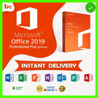 ترخيص أصلي لمفتاح Microsoft Office 2019 Professional Plus 100٪ تنشيط