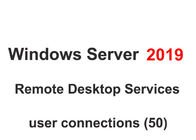 50 USER Windows Server 2019 خدمات سطح المكتب البعيد 512 ميغابايت من ذاكرة الوصول العشوائي