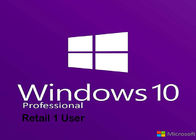التسليم الفوري Windows 10 Professional Key License 1 مستخدم بالتجزئة