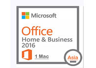 ترخيص مفتاح Microsoft Office Home &amp; Business 2016 لـ Asia Mac