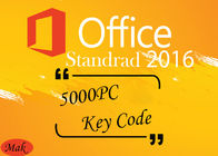 Mak Microsoft Office 2016 ترخيص مفتاح الإصدار القياسي عبر الإنترنت تم تنشيطه 5000 جهاز كمبيوتر مستخدم