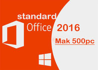 ترخيص مفتاح الإصدار القياسي لـ Microsoft Office 2016 500PC