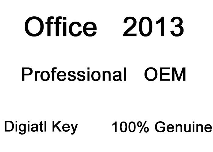 نسخة أصلية Key DVD Microsoft Office 2013 ، رمز التجزئة ، صندوق البيع بالتجزئة 32 و 64 بت